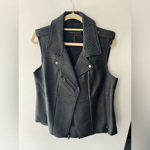 BCBGCMaxAzria Sleeveless Black Jean Jacket